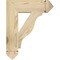 Ekena Millwork Funston Arts & Crafts Rough Sawn Bracket, Douglas Fir, 4"W x 16"D x 20"H BKT04X16X20FST03RDF - alternate 2
